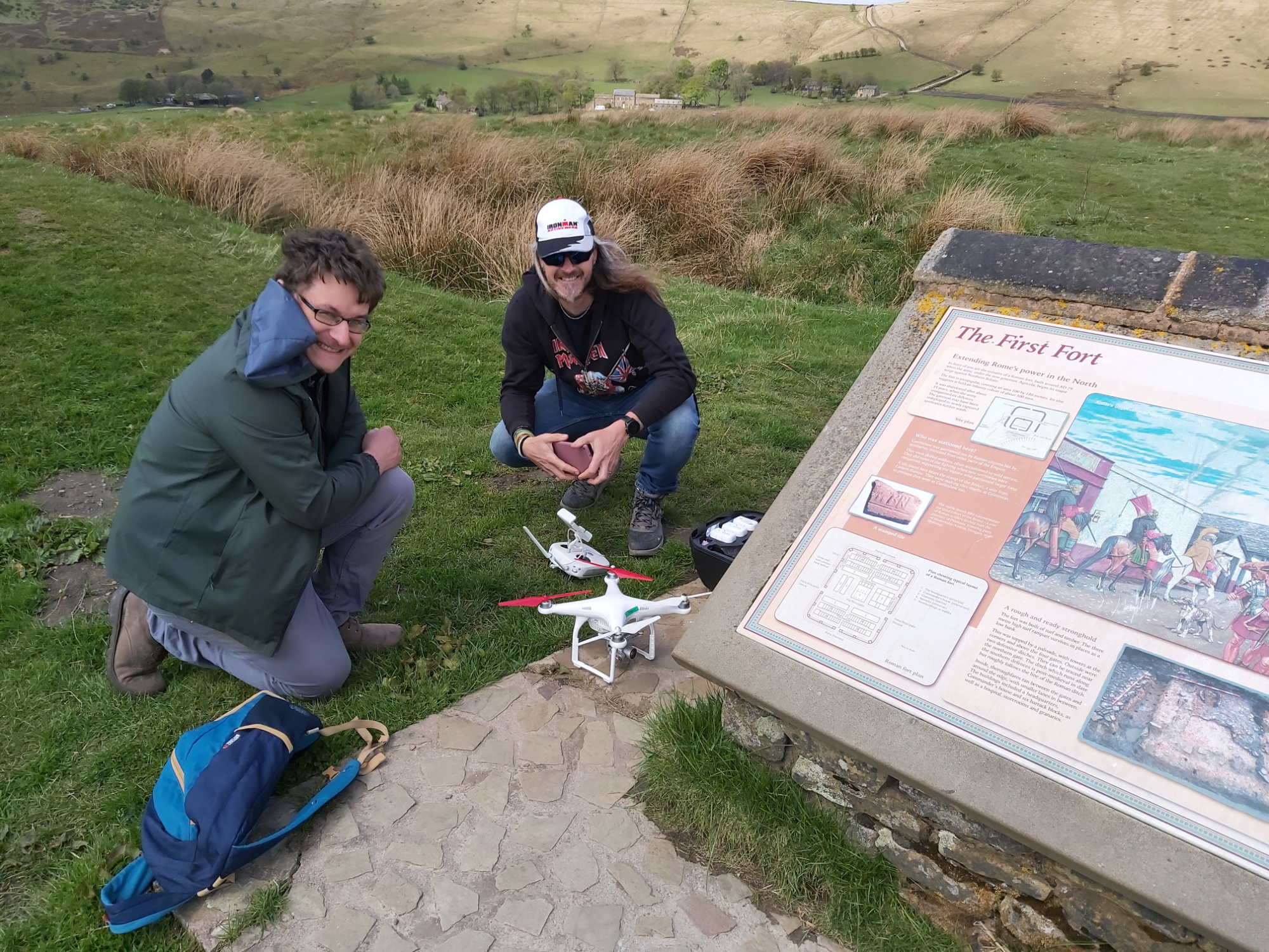 Steve and Chris with the Drone