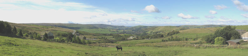 Panoramic View over Saddleworth from Standedge Foot